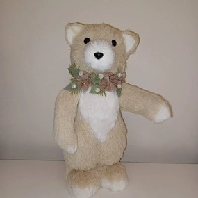 DECOLED Medvídek, 20 x 20 x 34 cm, béžový
