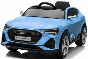 RAMIZ Elektrické autíčko - Audi E-Tron Sportback - modré - motor 4x25W - batéria 12V/7Ah -2023