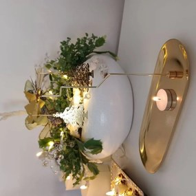 DECOLED Anjel zvoní, 23 x 20,5 cm, stromy, zlato