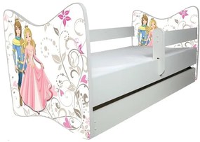 Raj posteli Detská posteľ " Princ a Princezna " DLX biela