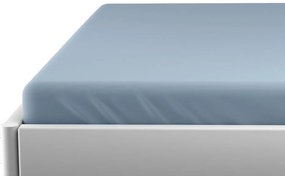 Nepremokavá plachta do detskej postieľky JERSEY 60x120 cm svetlo modrá