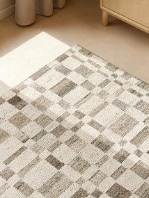 Koberec BOHO Structa kremový / hnedý