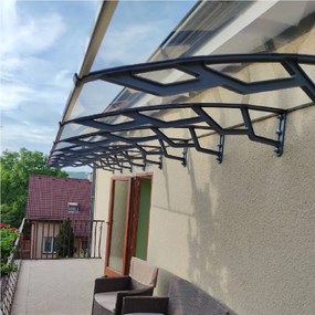 ARTPLAST Strecha nad vchodom 140 × 210 cm, priehľadná