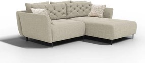 Rohová sedacia súprava Salo, béžová látka
