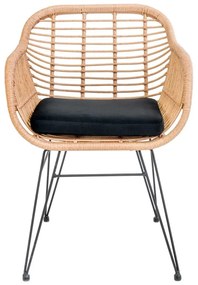 Set 2 záhradných kresiel z umelého ratanu House Nordic Trieste