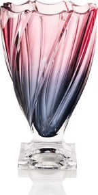 BOHEMIA PONTI SMOKE PINK VÁZA NA NOHE 330MM