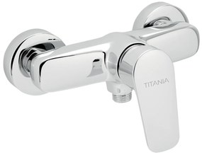 Novaservis Titania Pure, sprchová nástenná batéria bez príslušenstva, 90361/1,0