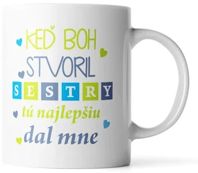 Sablio Hrnek Když Bůh stvořil sestry - 890 ml - XXL