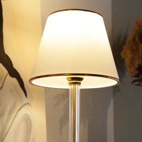 Stolná lampa Deni biela