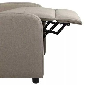 LuxuryForm DESIGN Televízne kreslo RUFO s polohovaním - béžové