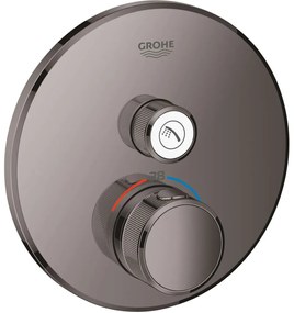 GROHE Grohtherm SmartControl termostatická batéria pod omietku, pre 1 výstup, tmavý grafit, 29118A00