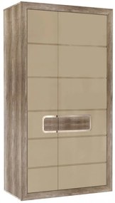 Skrinka Tiziano 109 starožitný dub/béžová