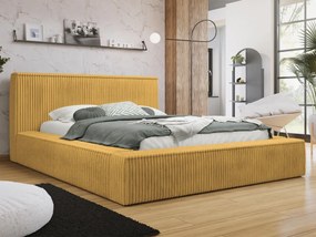 Manželská posteľ s úložným priestorom Gritta S, Dostupné poťahy: Top Sztruks 95, Rozmer postele: 140x200