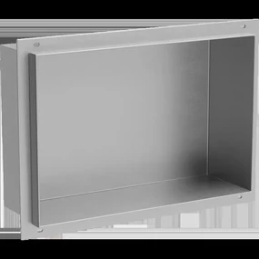 Mexen X-Wall-NR zapustená polica bez obruby 30 x 20 cm, inox - 1911302010