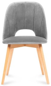 Jedálenská stolička TINO 86x48 cm šedá/svetlý dub