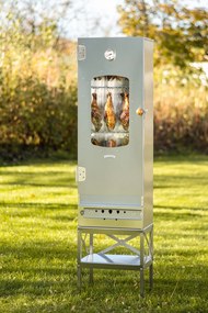 KAISER - STOVKA, prenosná udiareň, nerez