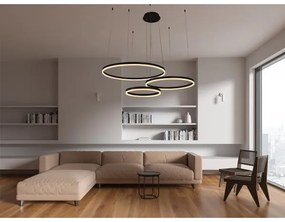 LED Stmievateľný luster na lanku LED/125W/230V 3000-6500K + diaľkové ovládanie