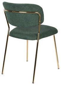 Tmavozelené jedálenské stoličky v súprave 2 ks Jolien - White Label