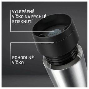 Cestovný hrnček v striebornej farbe 360 ml – Tefal