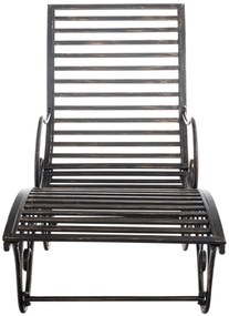 Kovová záhradné lehátko Amiens - Bronzová