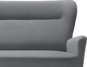 Trojmiestna pohovka Next, šedá látka
