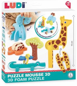 Puzzle penové 3D Zvieratká