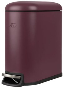 Tmavofialový pedálový kovový odpadkový kôš 5 l Mini Walther – Mette Ditmer Denmark