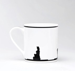 HAM Porcelánový hrnček Yoga Rabbit 300 ml
