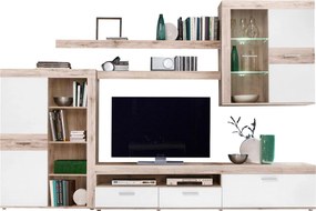 XXXLutz OBÝVACIA STENA biela, farba duba Carryhome - Obývacie steny - 000687053901