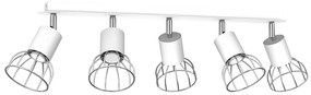 Bodové svietidlo DANTE 5xGU10/25W/230V biela/lesklý chróm
