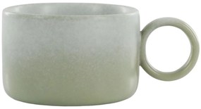 Zelený rustikálny hrnček Valence Dusty Verte - 10 * 7,5 cm / 305 ml