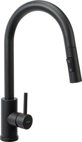 Rea Fresh, drezová batéria s výsuvnou výlevkou, čierna matná, REA-B9147