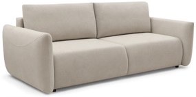 Rozkladacia pohovka Calma - béžová hydrofóbna pletenina Curio 09