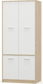 Šatníková skriňa 4D OLINO