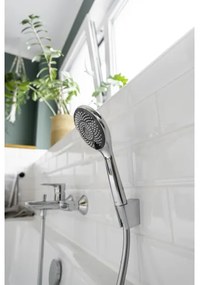 WENKO 23992100 - Sprchová hlavica Systém úspory vody 9,5x9,5 cm lesklý chróm/sivá