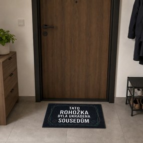 Mercury Flooring, Táto rohožka bola ukradnutá susedom 40x60 cm - na von aj na doma, 40x60, čierna