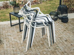 Béžová plastová stolička KATO