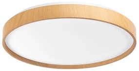 Toolight Toolight, LED stropné svietidlo 40cm, 24W, 4000lm, G116-C, prírodná hnedá-biela, OSW-06382