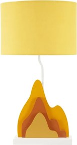 Stolná lampa Farba A 57 cm žlto-oranžová