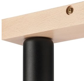 Prisadený luster VITO 2xE27/60W/230V buk