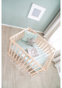 Detská ohrádka s nastaviteľnou výškou/na kolieskach 75x100 cm v prírodnej farbe Style – Roba