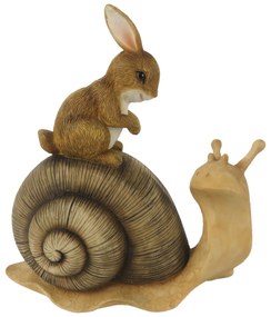 Dekorácie sediaci králik na slimáky - 13 * 6 * 14 cm