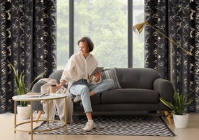 ZATEMŇOVACÍ ZÁVES NA PÁSKE RAJA 140X270 CM VZOROVANÁ