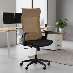 Kancelárska stolička HARPER, hnedá