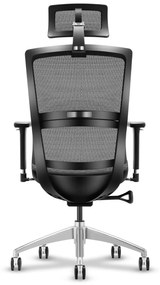 Kancelárska stolička s opierkou - max.150 kg | sivá