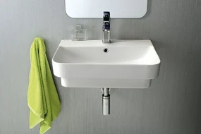 Isvea Isvea, SOTT AQUA umývadlo 57 cm, zápustné do dosky, 10SQ50057