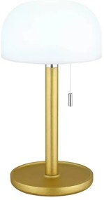 Globo 21016M - LED stolná lampa NORMAN LED/1,5W/3,7V 3000/4200/6000K mosadz