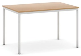 Jedálenský stôl, 1200 x 800 mm, sivá podnož, buk