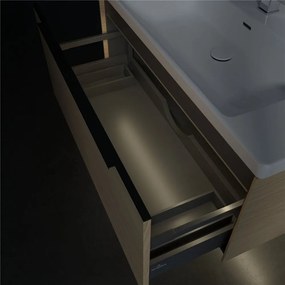 VILLEROY &amp; BOCH Subway 3.0 závesná skrinka pod umývadlo, 1 zásuvka, s LED osvetlením, 973 x 478 x 429 mm, Nordic Oak, C569L1VJ