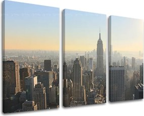 Obraz na stenu 3 dielny MESTO / NEW YORK ME117E30 - 90x60 cm